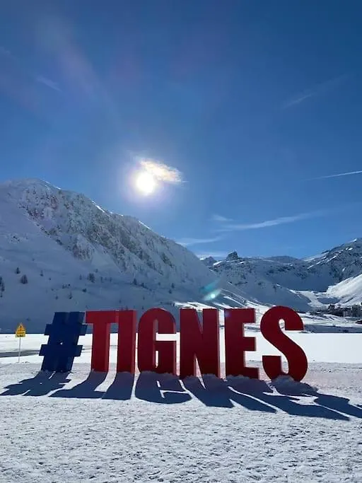 Rpp B95- Tignes Val Claret Skis Aux Pieds Depart Gde Motte 0*,